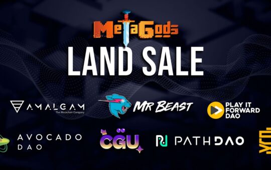 Avid Gamers Set to Own Lands as Metagods Announces Land Sale – Press release Bitcoin News