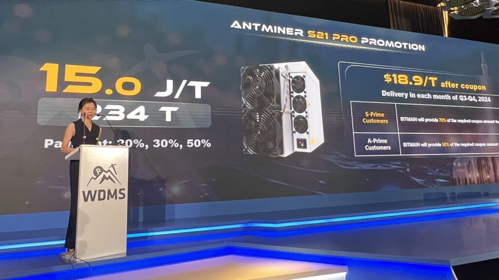 Bitmain Reveals S21 Pro Bitcoin Miner: Pioneering 15 Joules per Terahash