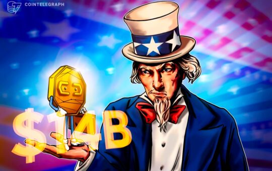 US Gov’t Could Add $14B to Crypto Reserves as Part of Forfeiture Case