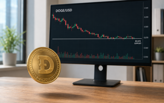 Dogecoin holds $0.070 as bullish divergence signals easing selling pressure