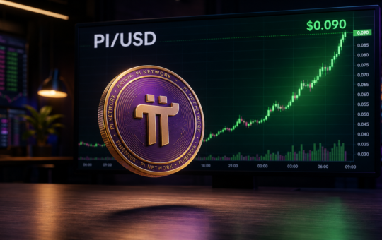 Pi Network tops $0.09 as the broader crypto market rally