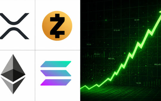 ZEC, SOL, and XRP Rally as Ethereum Breaches $2,000
